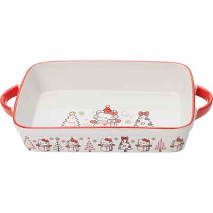 Hello Kitty Christmas Snowman Rectangular Baker - 8x12” in Multi