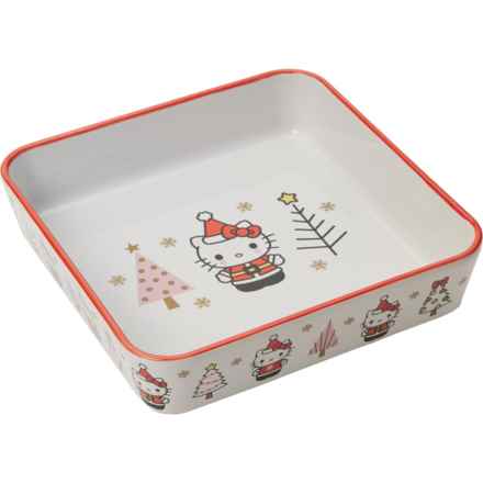 Hello Kitty Christmas Snowman Square Baking Dish - 8.5” in Multi