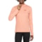 Helly Hansen LIFA® Active Solen Base Layer Top - UPF 50+, Zip Neck, Long Sleeve in Rose Quartz