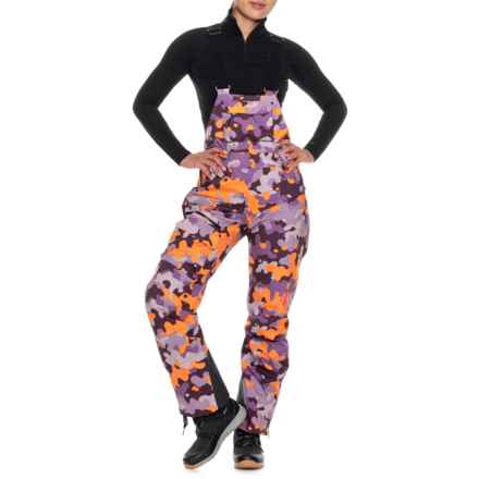 Helly Hansen Powderqueen Bib Ski Pants - Waterproof, RECCO® in Crushed Gra