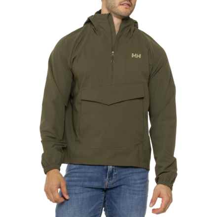 Helly Hansen Vista Hike Anorak Jacket - UPF 50 in 431 Utility Gre