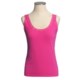 Hema Cotton Camisole - Lace Trim and Straps (For Women)