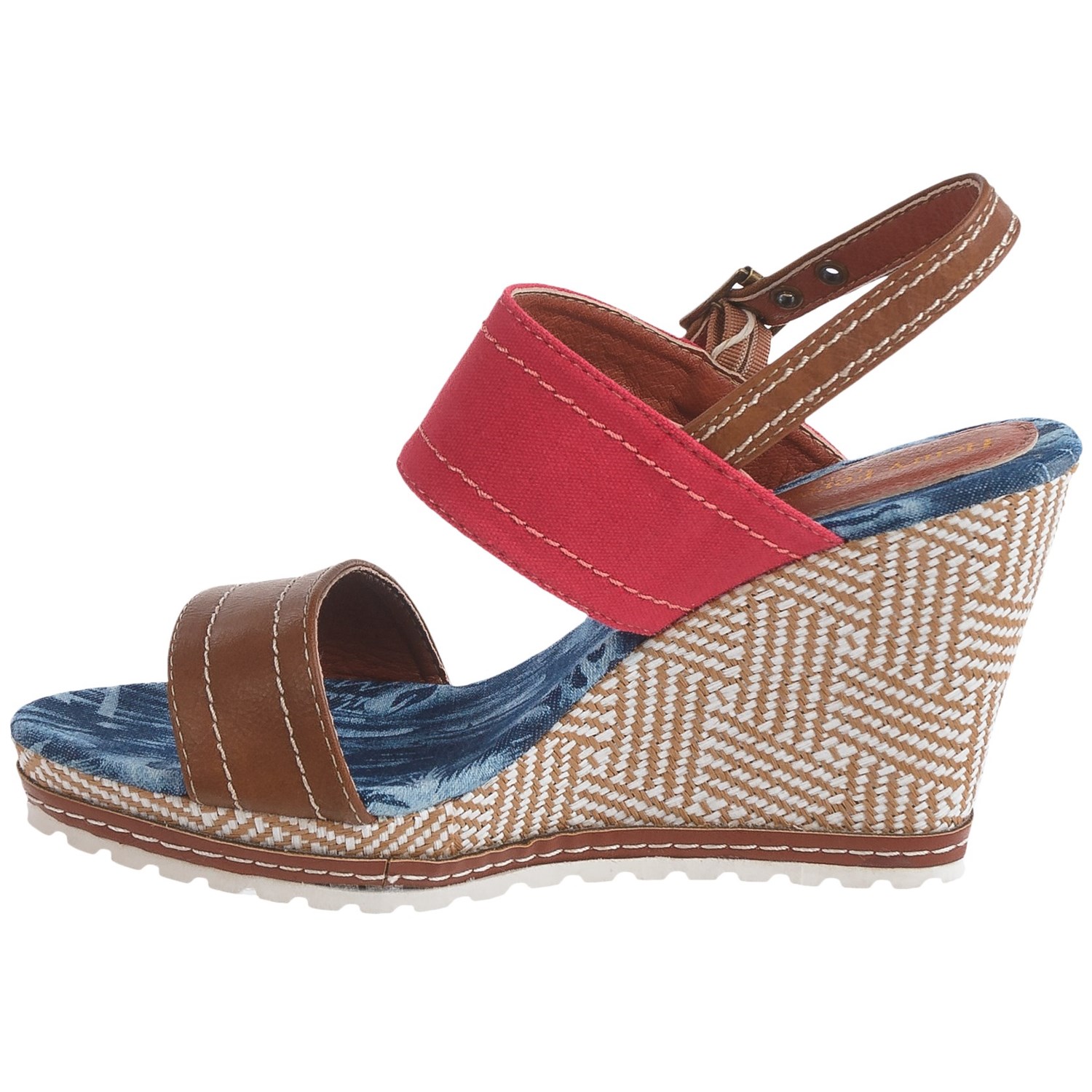 Henry Ferrera Double-Strap Wedge Sandals (For Women) - Save 69%