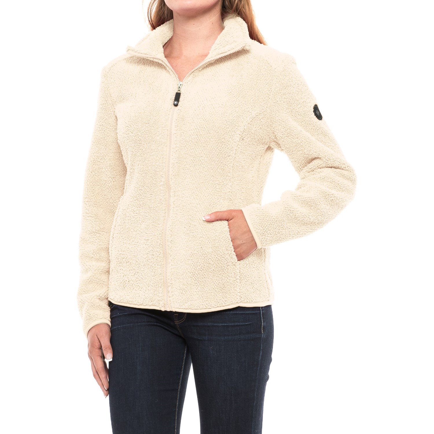 HFX Sherpa Fleece Jacket (For Women) - Save 66%