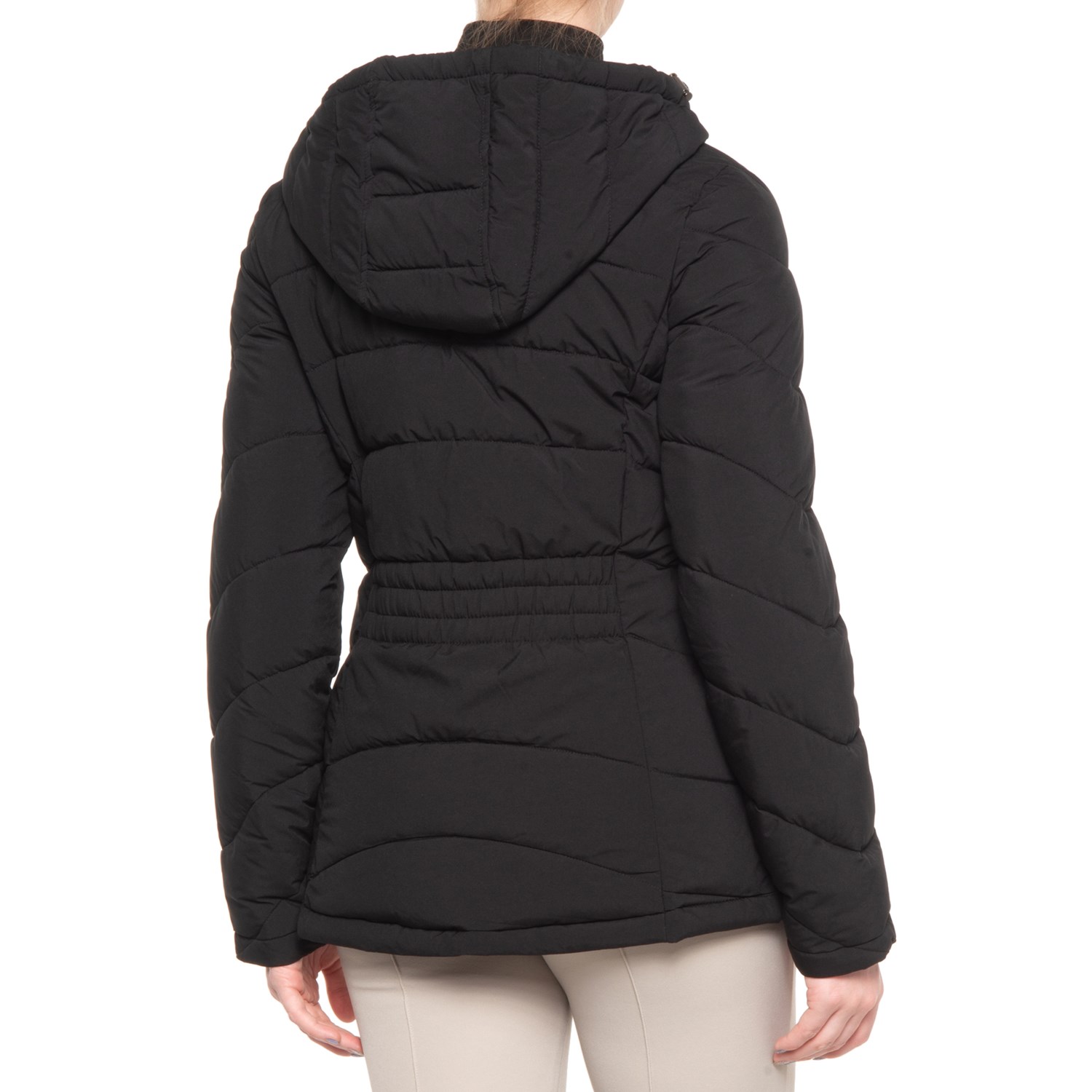 HFX Short Stretch Curved Hem Jacket (For Women) - Save 69%