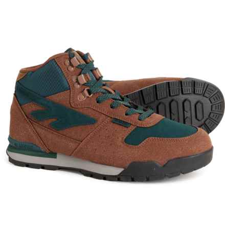 Hi-Tec Sierra Lite Hiking Boots - Waterproof (For Men) in Med Brown/Dk Green