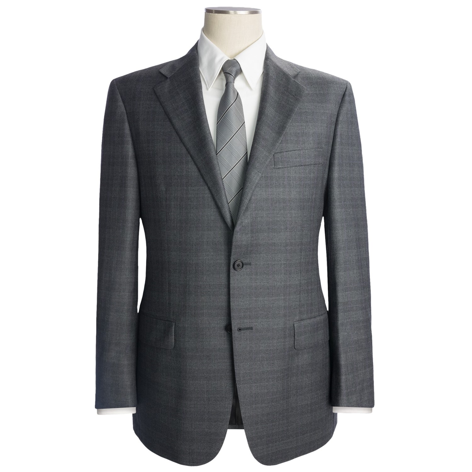 Hickey Freeman Plaid Suit - Worsted Wool (For Men)