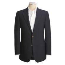 Hickey Freeman Solid Blazer - Worsted Wool (For Men) in Navy - Closeouts