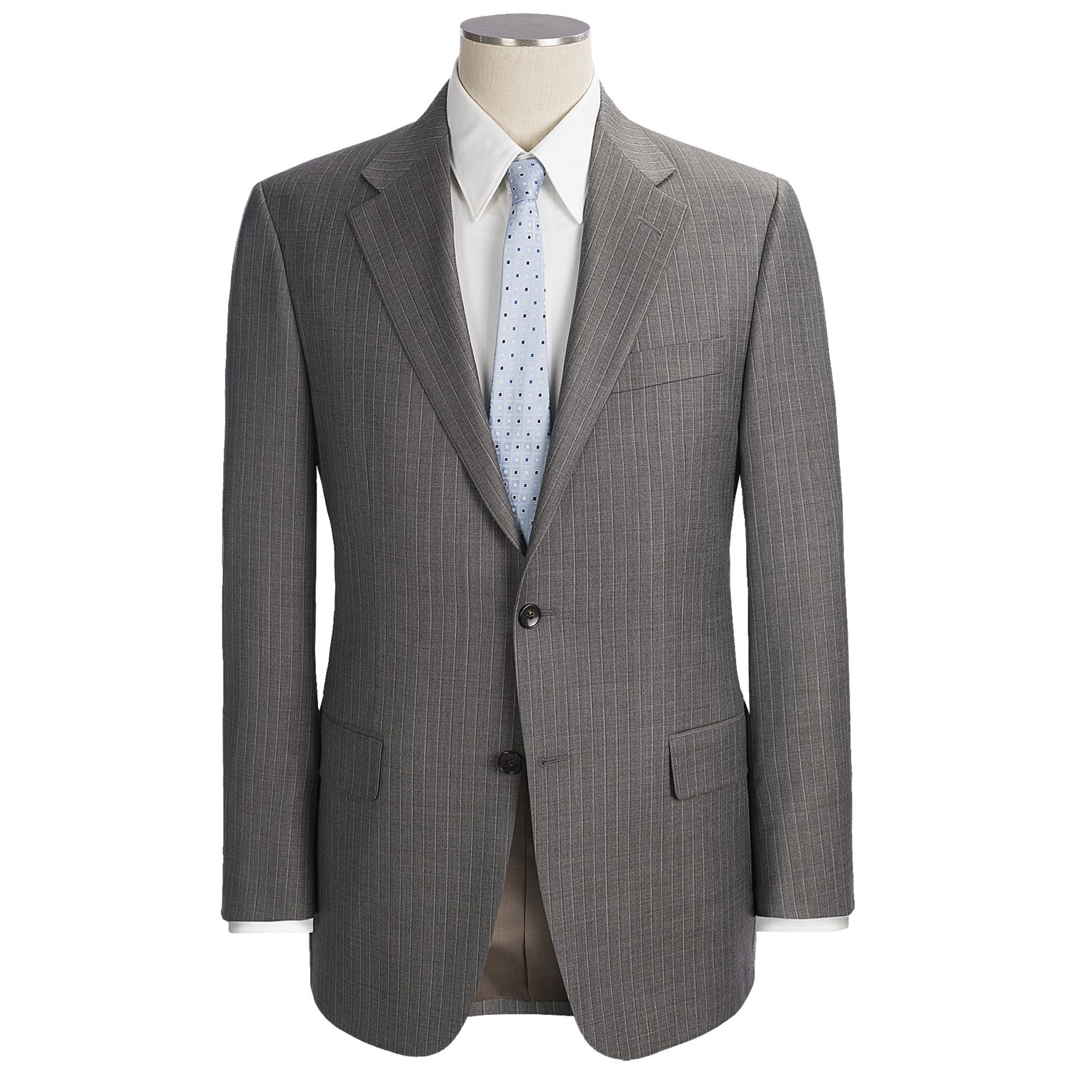Hickey Freeman Stripe Suit - Worsted Wool (For Men)