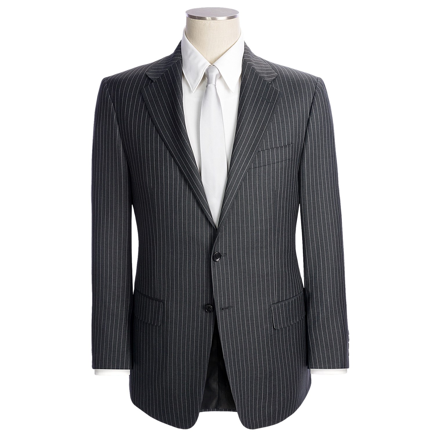 Hickey Freeman Thin Rope Stripe Suit - Wool (For Men)