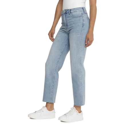 HIDDEN Clean Stretch Cropped Jeans - Straight Leg in Medium