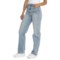 HIDDEN Tracey Stretch Straight Jeans - High Rise in Light