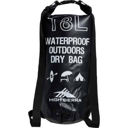 High Sierra 18 L Rubberized Dry Bag - Waterproof in Black