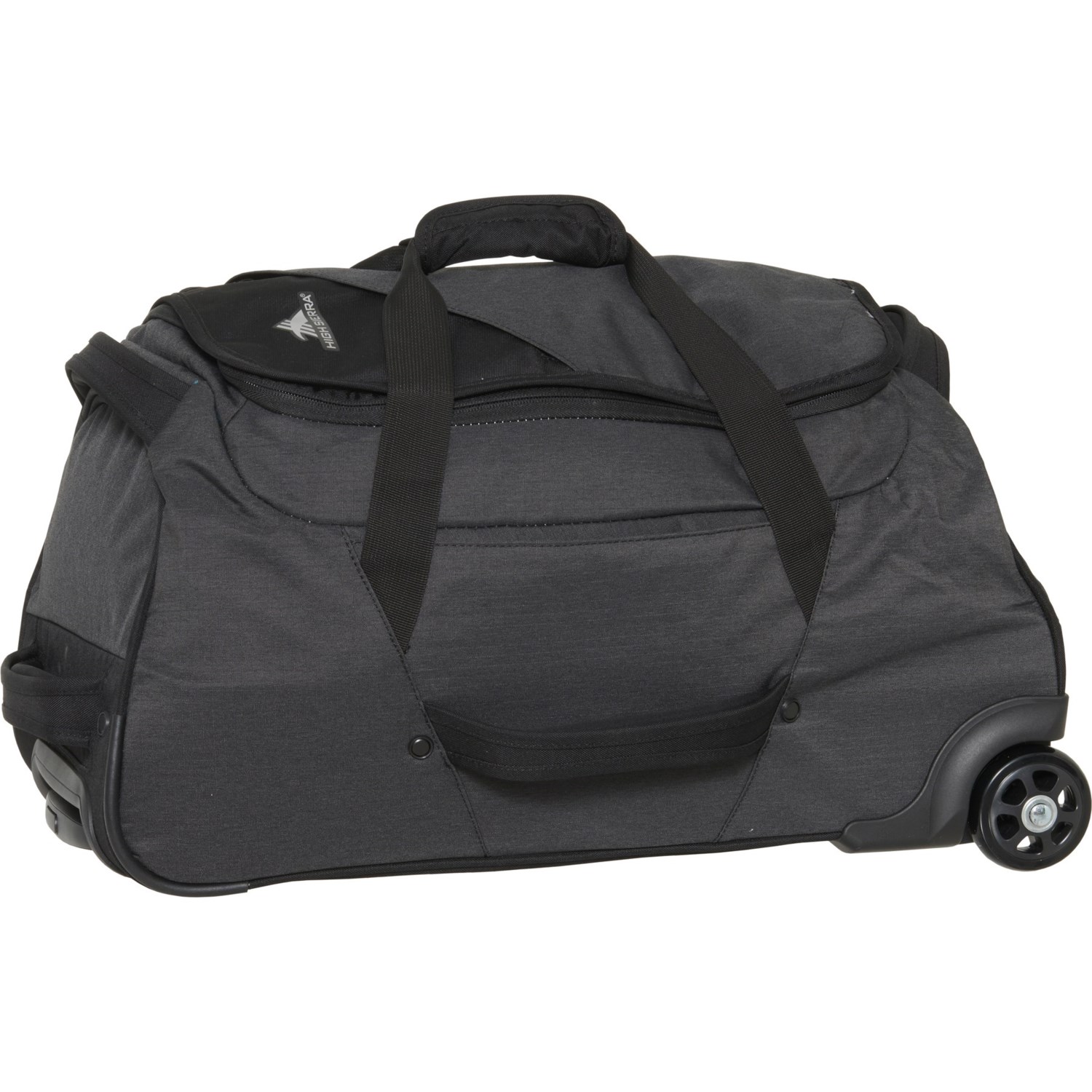 High Sierra Forester 22 Wheeled Duffel Bag Back Heather/Black 142903-6723  - Best Buy