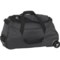 High Sierra 22” Forester Rolling Duffel Bag - Black Heather-Black in Black Heather