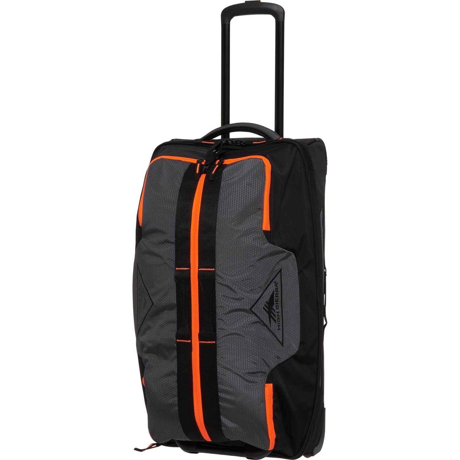 black rolling duffel bag