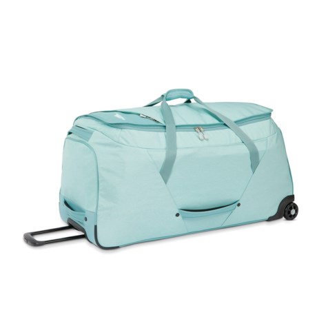 High Sierra 34” Forester Rolling Duffel Bag - Blue Haze-Arctic in Blue Haze/Arctic