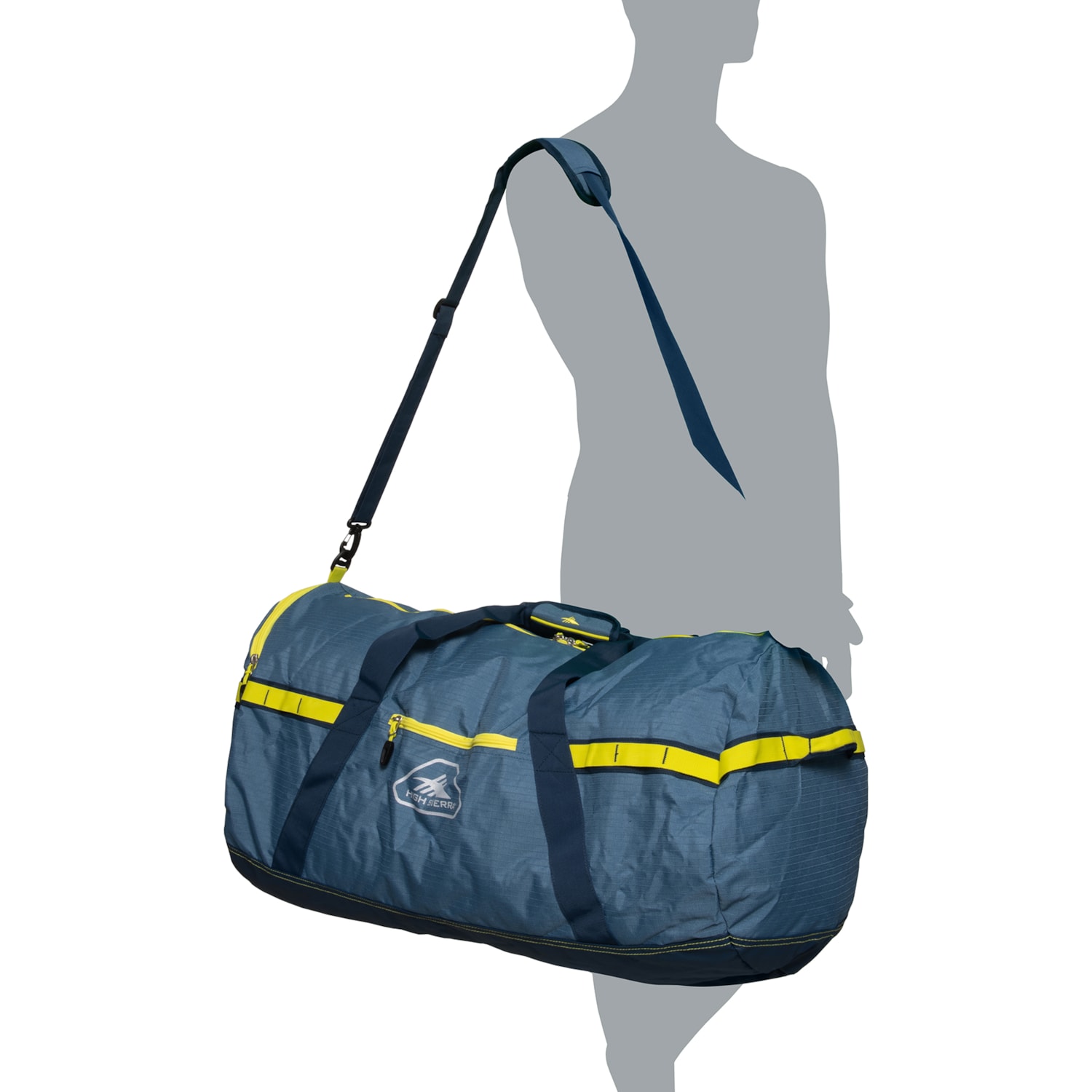 Large Charcoal/Black, Bag, Duffel Cargo 