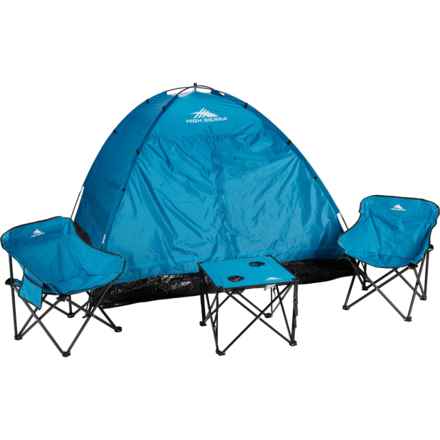 High Sierra All-in-1 Camp Set - 4-Piece in Blue