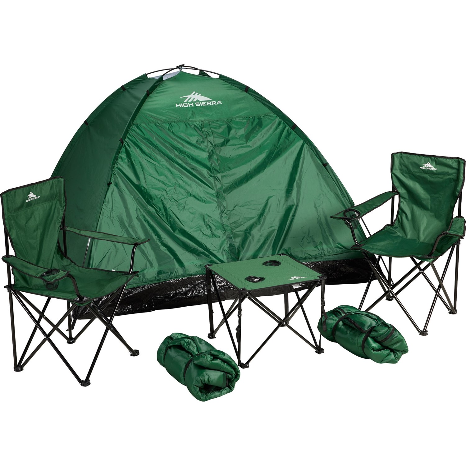 (取寄) ハイ シエラ オール-イン-ワン キャンプ セット - 6-ピース High Sierra All-in-1 Camp Set - 6-Piece  White/Green High Sierra All-in-1 Camp Set - 6-Piece - Save 58%