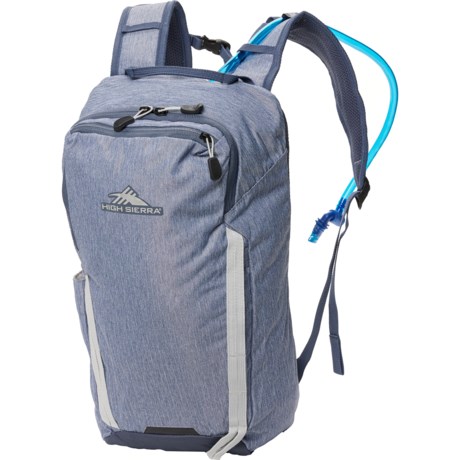 High Sierra Daily 18 L Hydration Pack - 68 oz. Reservoir, Grey Blue in Grey Blue