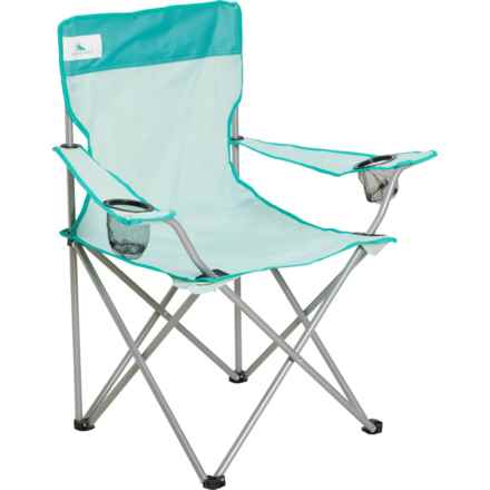 High Sierra Extra-Wide High-Back Sling Chair with Cup Holders in Mint