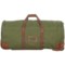 6851F_3 High Sierra Heritage Collection Rolling Duffel Bag - 29”, Leather Trim
