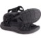 High Sierra Open Toe Sport Sandals (For Women) in Black/Black