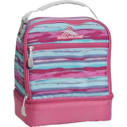 High Sierra Stacked Compartment Lunch Bag - Insulated in Watercolor