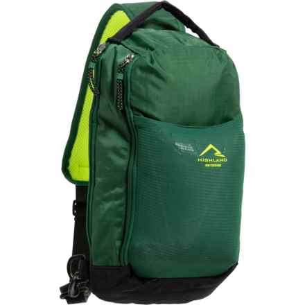 HIGHLAND OUTDOOR HD Sling Bag in Green Top