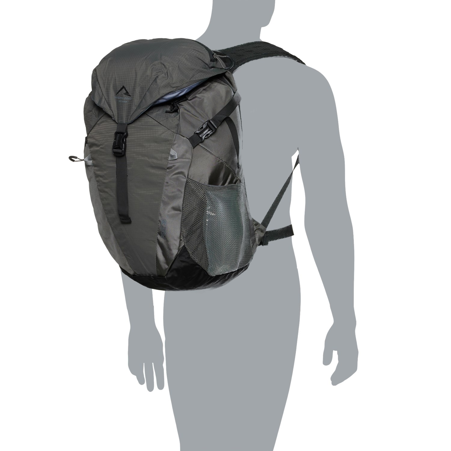HIGHLAND OUTDOOR Peak 30 L Backpack - Dark Shadow - Save 55%