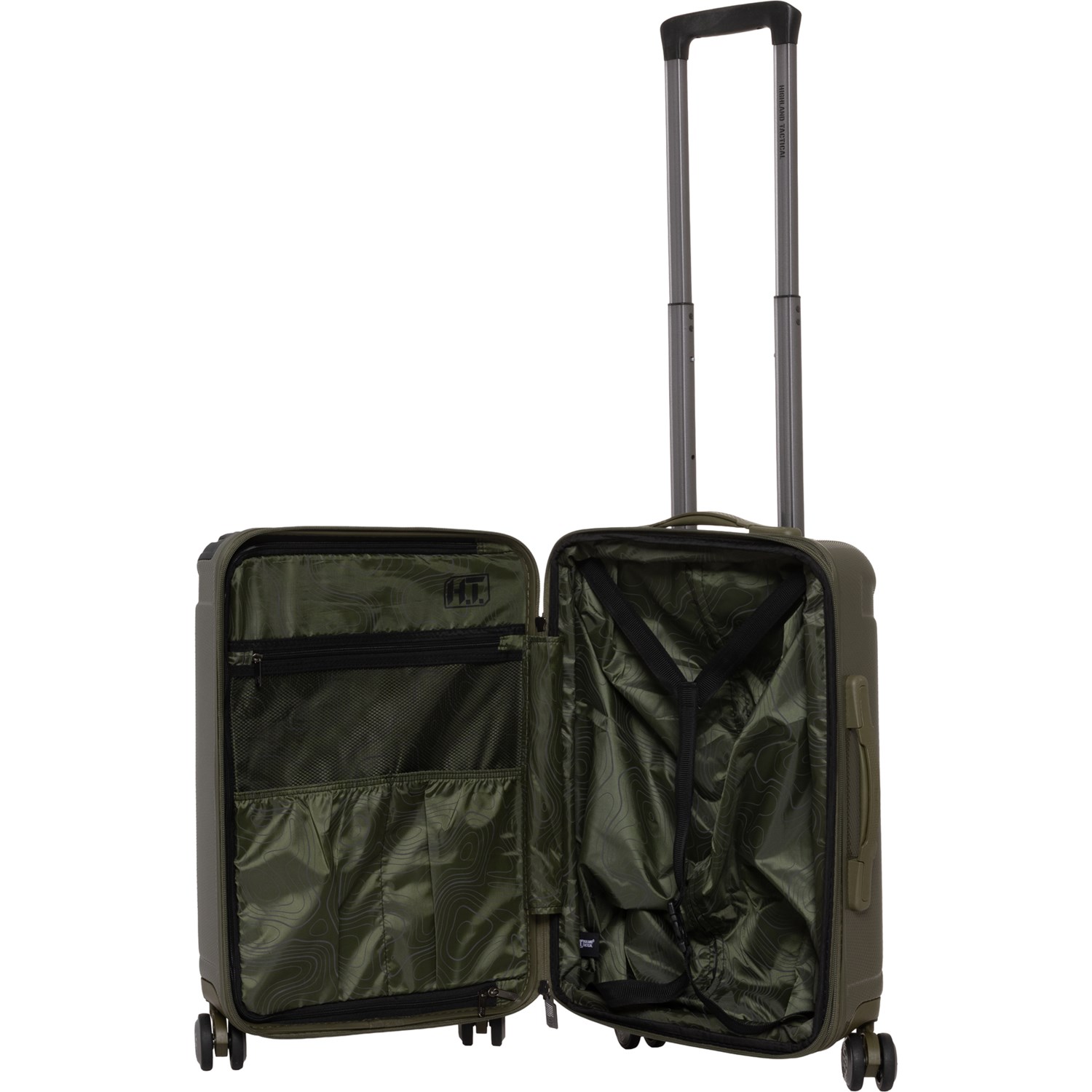 HIGHLAND TACTICAL 21” Titan Carry-On Spinner Suitcase - Hardside