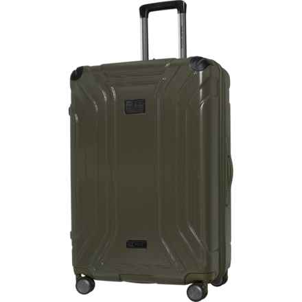 HIGHLAND TACTICAL 29” Titan Spinner Suitcase - Hardside, Expandable, Dark Green in Dark Green
