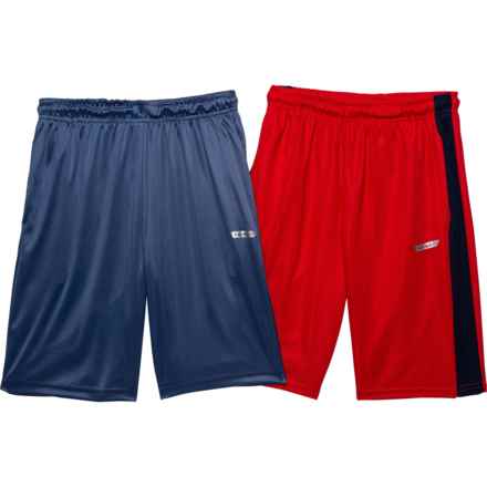 Hind Big Boys Pull-On Shorts - 2-Pack in Navy/ Red
