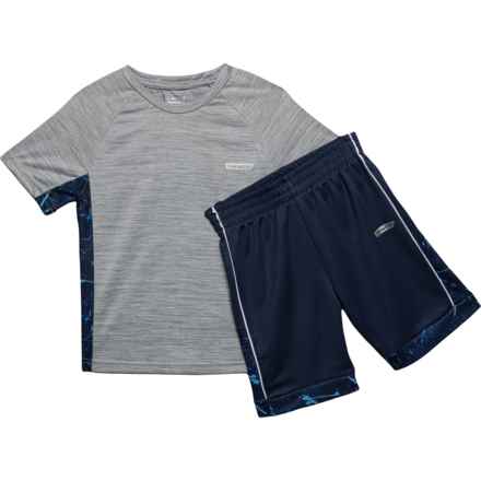 Hind Little Boys Vapor T-Shirt and Shorts Set - Short Sleeve in Vapor