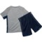 4GKAR_2 Hind Little Boys Vapor T-Shirt and Shorts Set - Short Sleeve