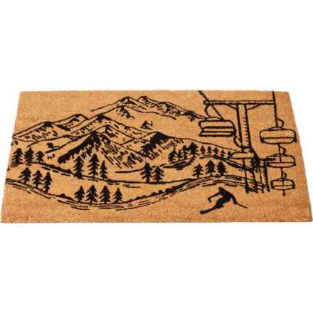 Home Essentials Mountain Slopes Coir Doormat - 18x30” in Natural