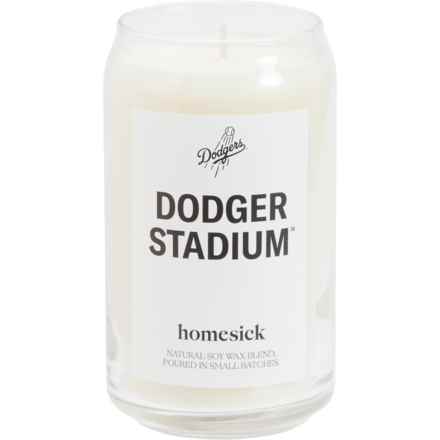 Homesick 13.75 oz. Dodger Stadium Soy-Blend Candle in Clear