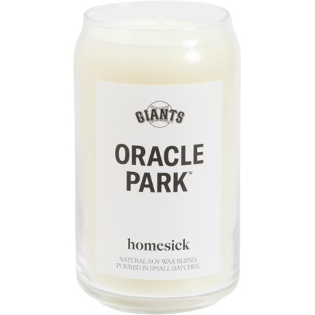 Homesick 13.75 oz. Oracle Park Candle - Soy Blend in Clear