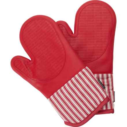 Homewear Marlow Oven Mitts - 2-Pack in Red Striped