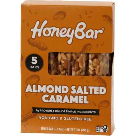 Honeybar Almond Salted Caramel Snack Bars - 5 Pack in Multi