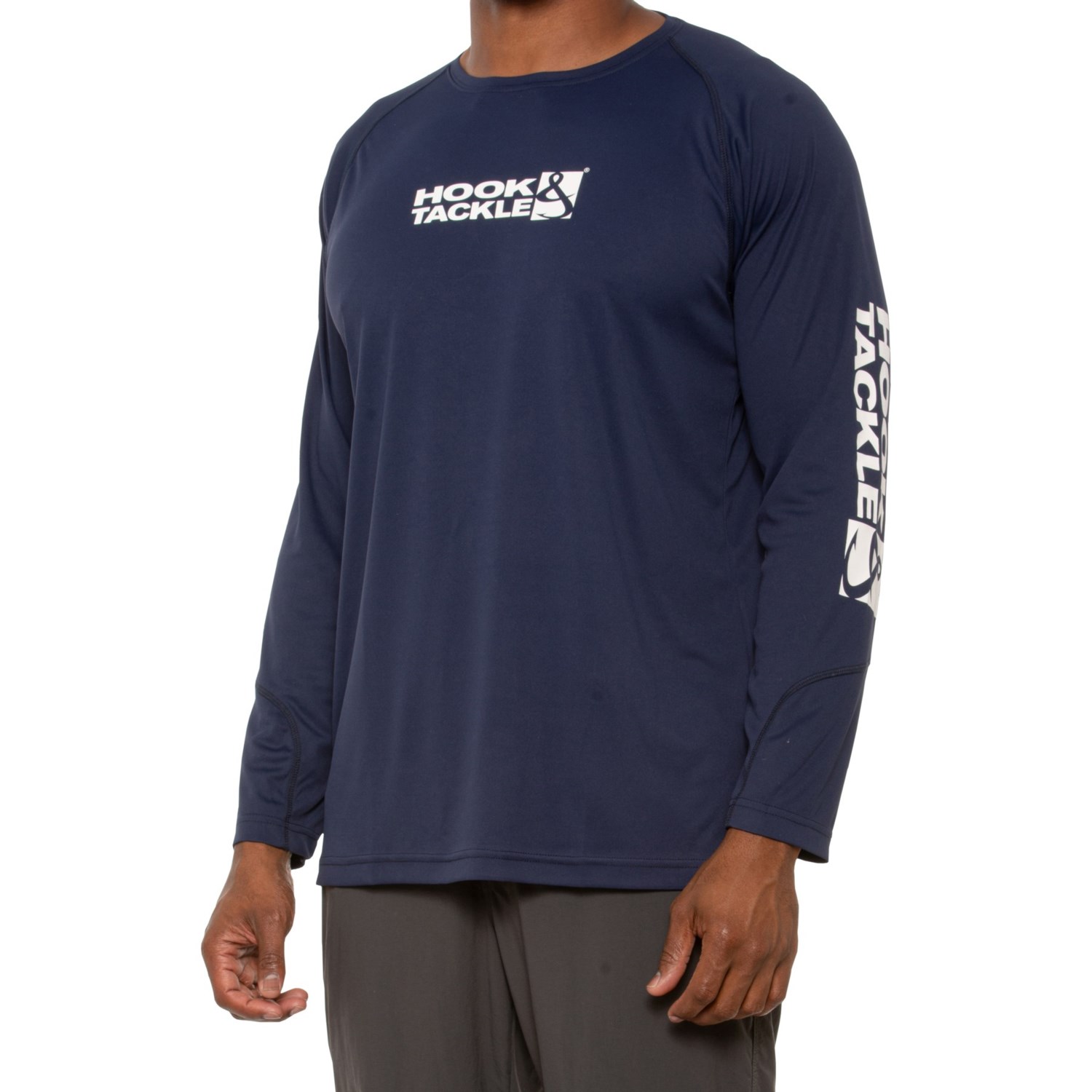 Chemise Manches Longues Homme Hook & Tackle SolarSystem - Bleu, UPF 40, Taille 2XL
