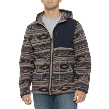 Horizon by Bass Creek Outfitters Microfleece Full-Zip Hooded Jacket in Brindle Geo Multi