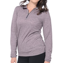 Horny Toad Swifty Hoodie Sweatshirt - Zip Neck (For Women) in Nightshade Heather - Closeouts