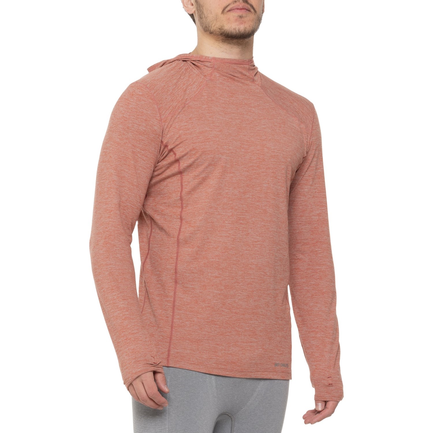 (取寄) ホットチリ クリマ-テック ベース レイヤー ブーディ - Upf 30+ Hot Chillys Clima-Tek Base Layer Hoodie - UPF 30+  Redwood Heather Hot Chillys Clima-Tek Base Layer Hoodie - UPF 30+ - Save 63%