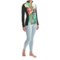 8997P_6 Hot Chillys MTF4000 Print Base Layer Top - Midweight, Zip Neck, Long Sleeve (For Women)