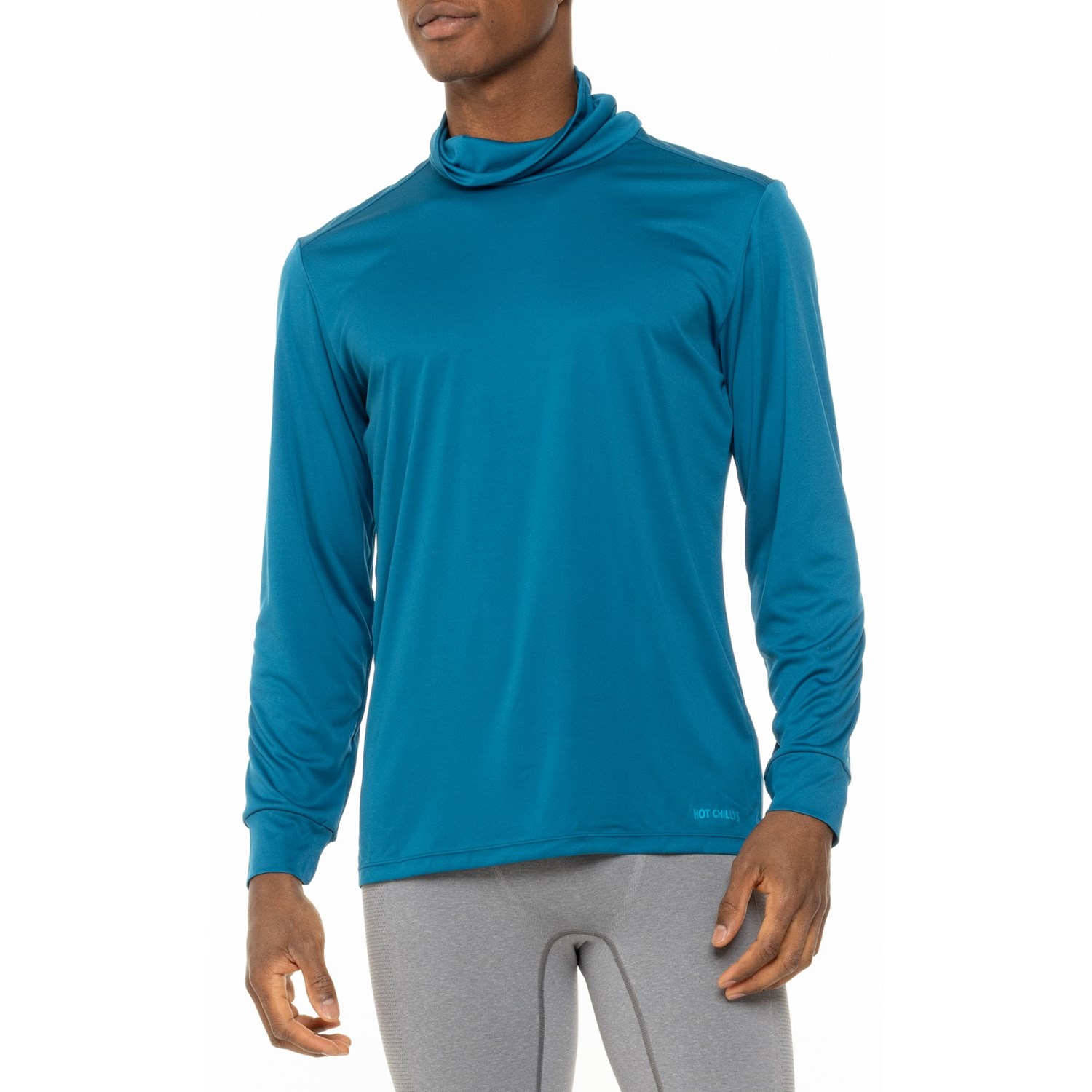 Hot Chillys Peach Skins Rolls Turtleneck Base Layer Top - UPF 30+