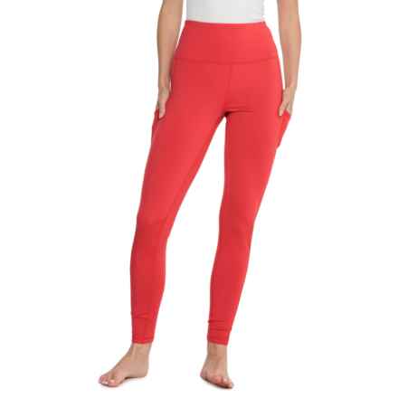 Hot Chillys Pocket Base Layer Bottoms - UPF 30+ in Modern Red