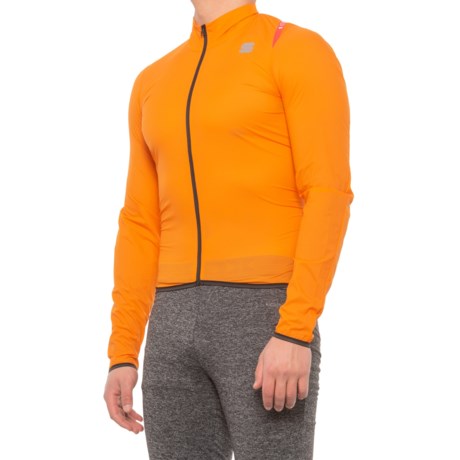 mens orange cycling jacket