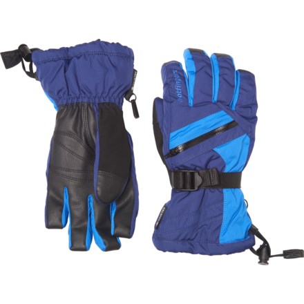 Microfiber Full Finger Gloves 丨 Road to Sky Navy Blue / XL